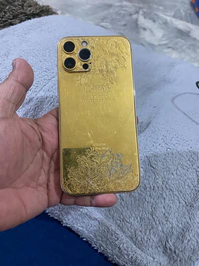 iphone 12 pro max pta approved gold plated 256gb