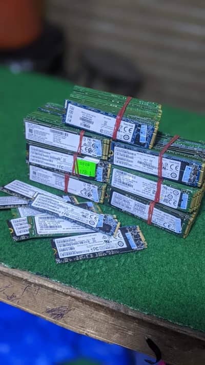 128GB, 256GB & 512GB M2/NVME SSD (Used Branded Stock)