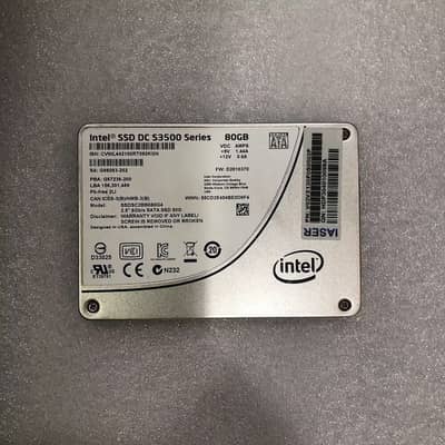 Intel brand ssd 80gb
