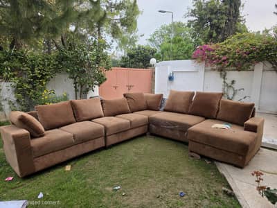 7 Seater Sofa Set, Slightly used
