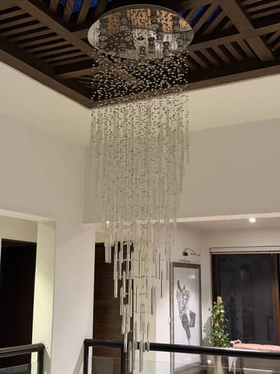Large Crystal Chandelier (Approx. 6 ft)