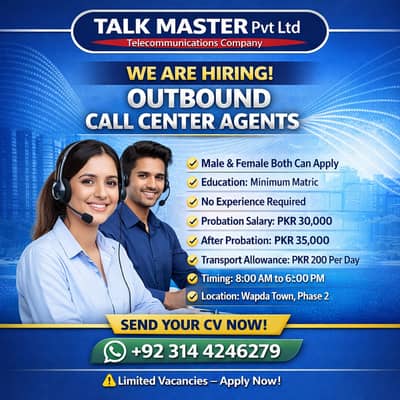 Call Center Jobs in Lahore | Urgent Hiring Open | Male & Female Requir