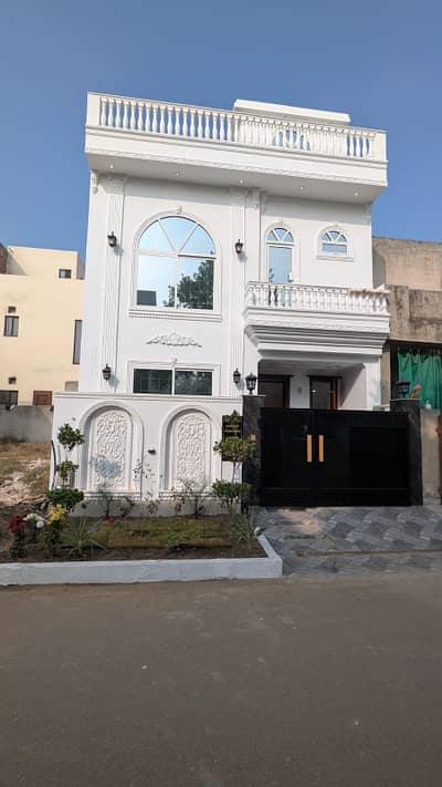 LDA Approved Society 3 Marla Brand New Spanish House For Sale In New Lahore City Phase 2 Canal Road Next To Bahria Town 3 Beds 4 Bath 2 Kitchen Big Living Big Garage Best Opportunity With Good Rental Earning.