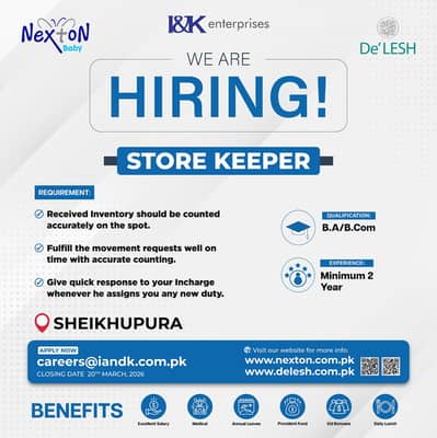 Store keeper/ accountant