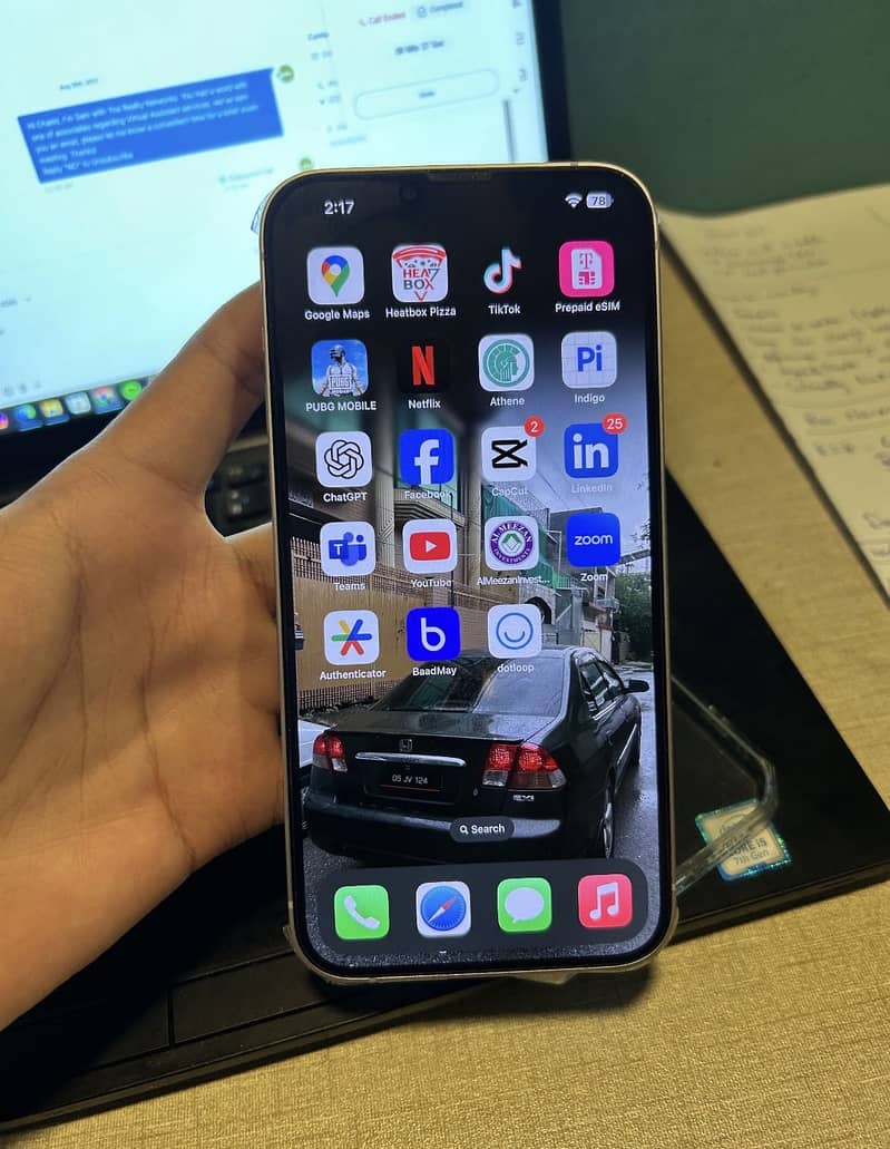 iPhone 14 plus 10/10 waterpack 5