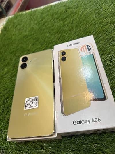 Samsung A06 6/128 complete box lushin warrenty