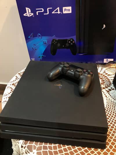 PS4 pro 1tb with original controller