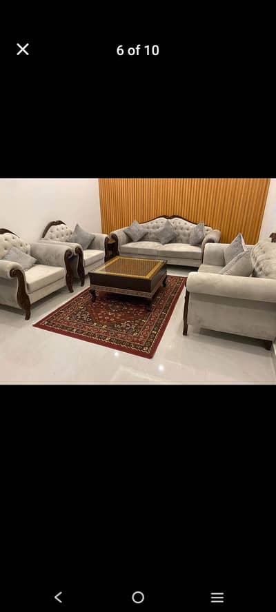 7 seaters sofa with center Table