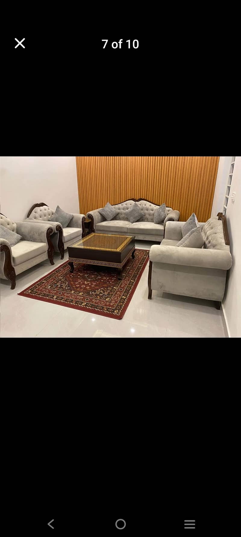 7 seaters sofa with center Table 3