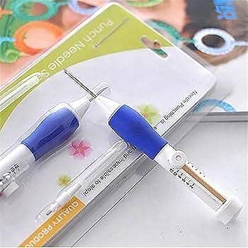 Embroidery Punch Needle Kit – Magic Embroidery Needle Pen, Weaving & Sewing Tools for DIY Crafting | Beginners and Experts