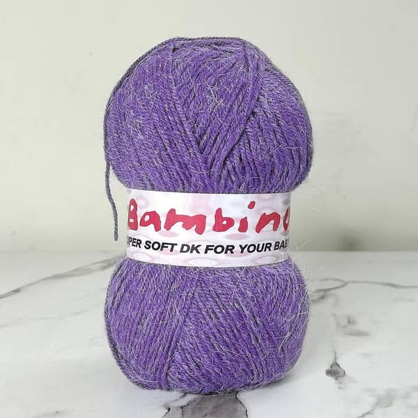 Bambino Super Soft Baby Yarn – 100% Acrylic, 90–100g per Skein, for Baby Blankets, Clothing & Accessories | Wool Vista