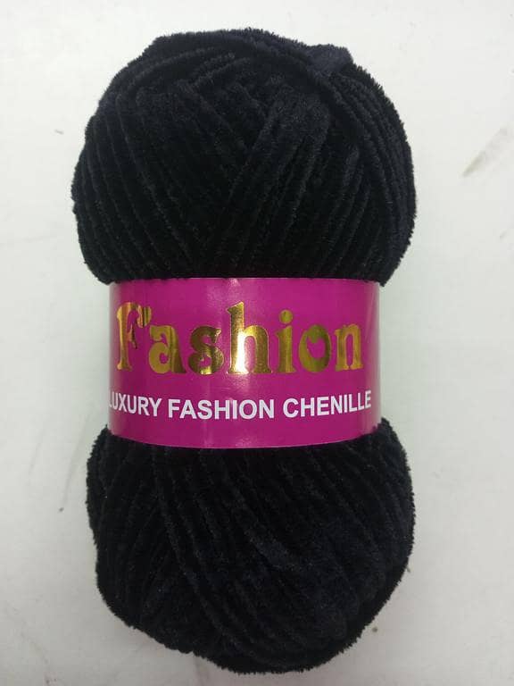 Fashion Chenille Velvet Wool Yarn by Wool Vista | 75-80 g Ball | 4-5 mm Needle