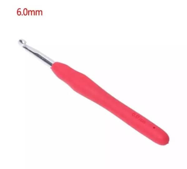 Rubber Grip Crochet Hooks (2mm-6mm) with Ergonomic Aluminum Handles – Wool Vista