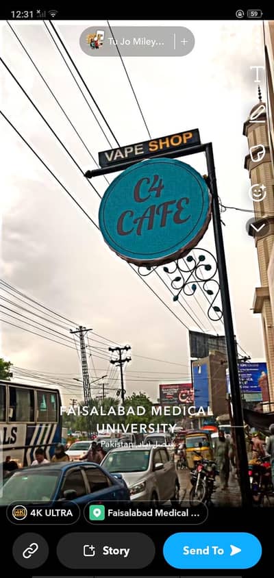 20 Feet Advertising Sign Pole with Light – Changeable Banner