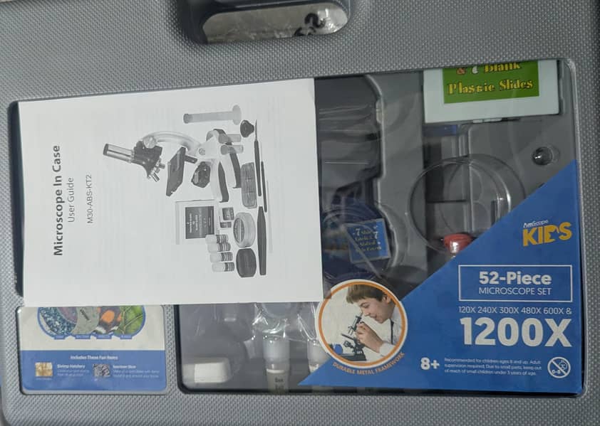 MICROSCOPE SET 52-Piece 1200x 2
