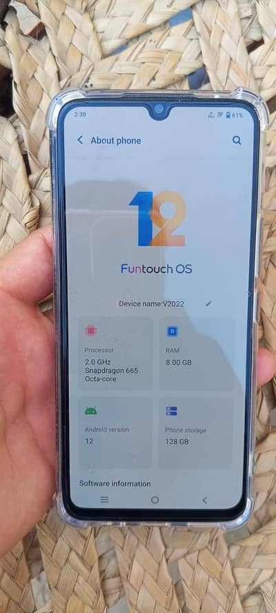 v20se display fingerprint ok