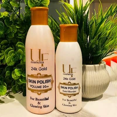 24k Gold skin polish