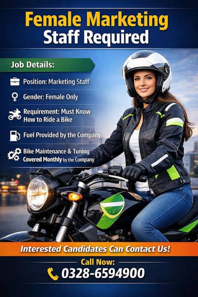 girl ki zarorat hai baike chalana janti ho