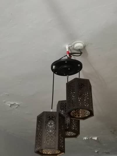 wooden wall lamps 2 piece