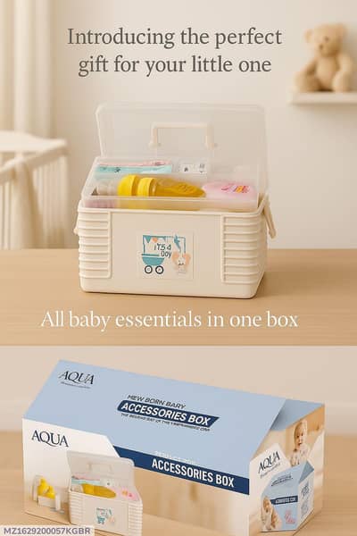 Baby Accessories Box – The Perfect Gift for New Parents.