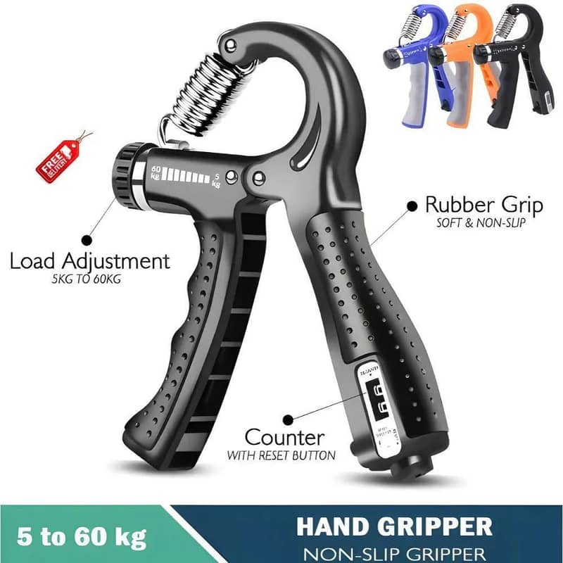 Adjustable hand gripper wit counter 1
