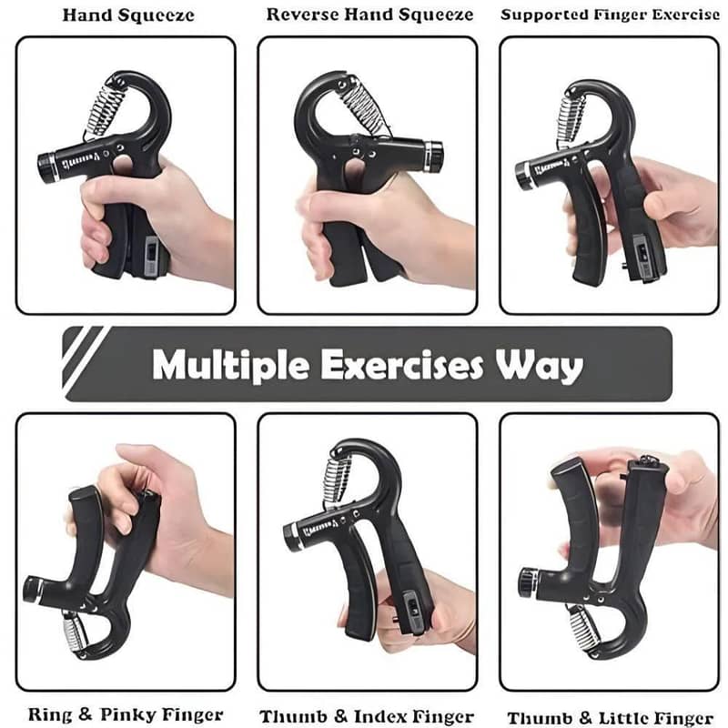 Adjustable hand gripper wit counter 3