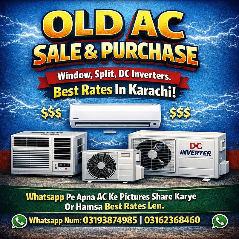 AC / Used AC & Window Ac / Split Ac / Dc Invertor / Ac purchase - Air ...