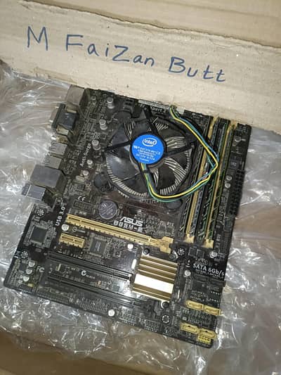 combo i7 4790 with Asus b85m-e and 20 gb ddr3 ram