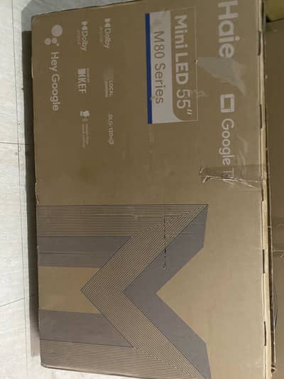 Haier 55 inch mini led new model M80 new pin pack