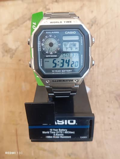 Casio world time in mint  condition.