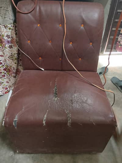 school desk and school sofa