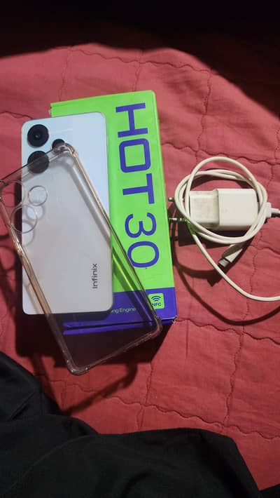 Infinix Hot 30 Gaming Phone 8+8 Gb Ram 128 Gb Storage Full Box Lush