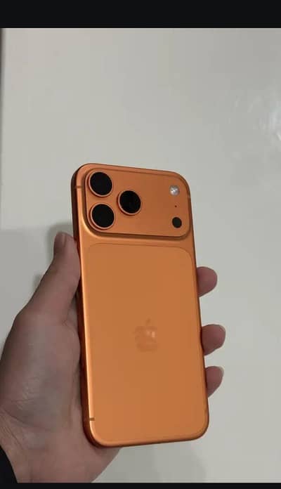 iphone 17 pro max 256gb JV complete box cosmic orange