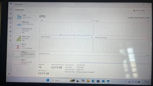 Dell inspiron 3480 i5 8 gen 2gb graphic card