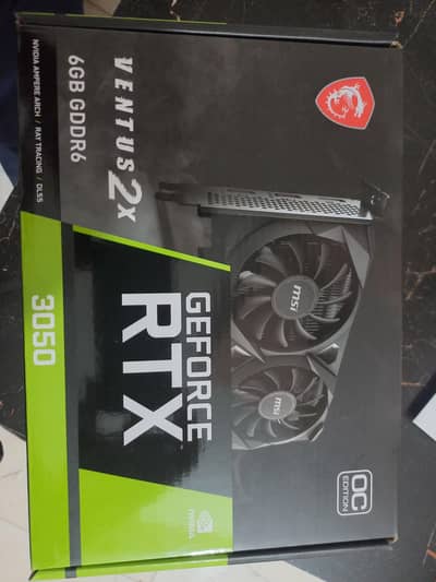 MSI RTX 3050 6 GB