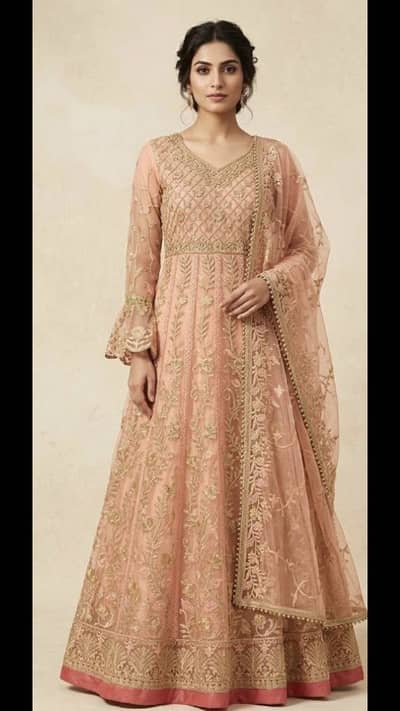 Heavy peachy 2pc maxi