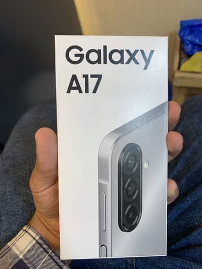 Samsung a17 just box open
