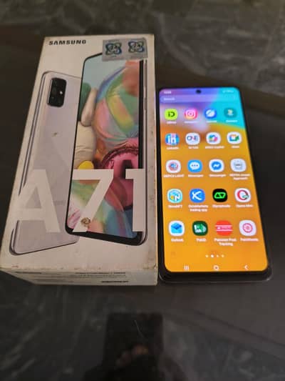 Samsung galaxy A71 dual sim PTA Approved 8GB/128GB