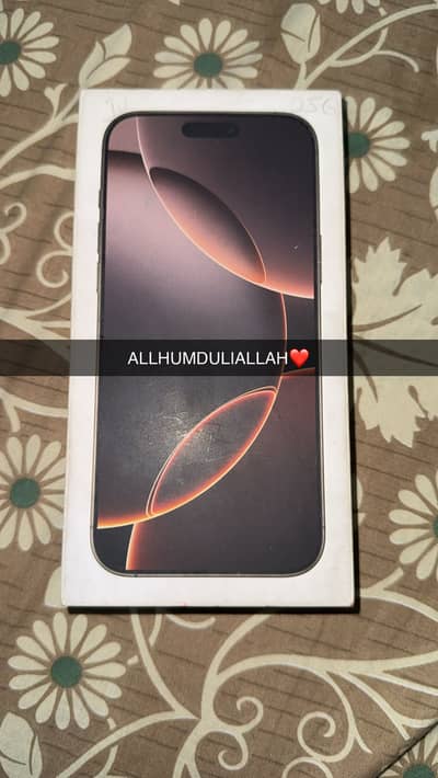 16 Pro Max 256 Dessert jv