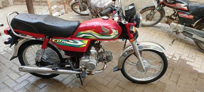 Honda 70 2023 model Karachi numbr