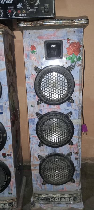 woofer ( deck+ kit amplifier) speakers