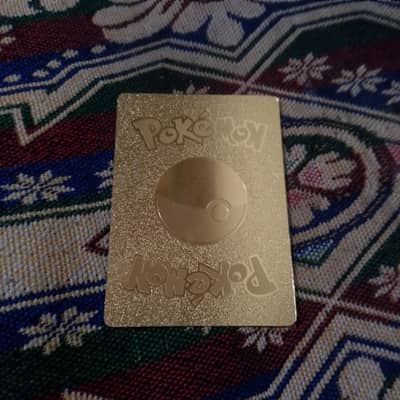 real pokemon golden card