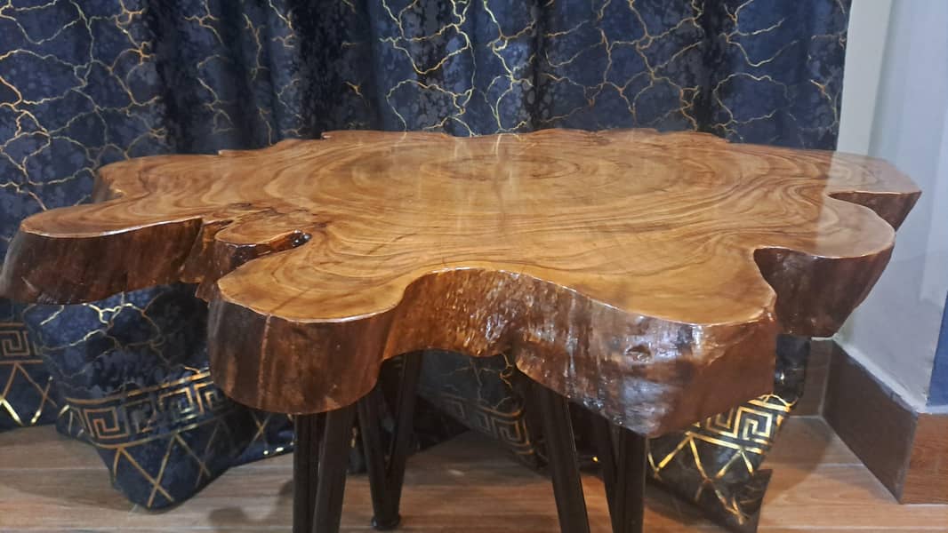  Solid Keekar Wood Table – Handcrafted 2
