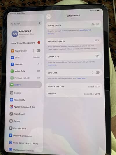 Apple Ipad pro 11 inch M4 Wi-Fi + Cellular