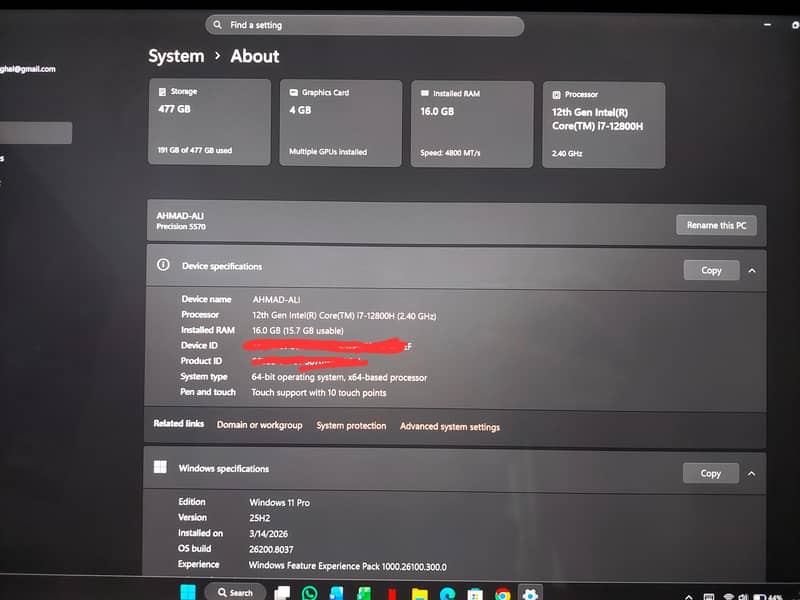 Dell Precision 5570 9