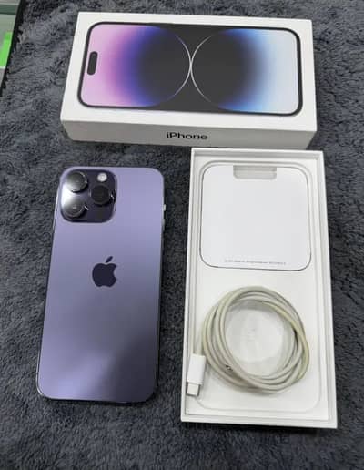 Apple iPhone 14 Pro Max Complete Box Urgent Sale Connect Wtp No