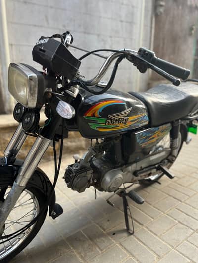 Super Power 70cc 2021 Model Karachi Number