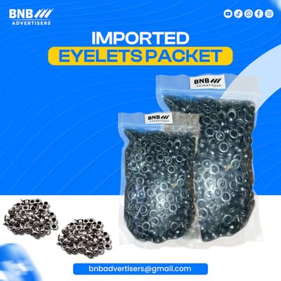 Premium Quality Eyelets Packet | Rust Proof Metal Rings for Banners