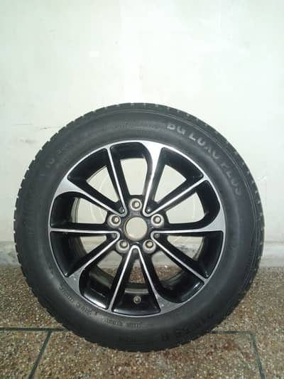 Tyre with rims