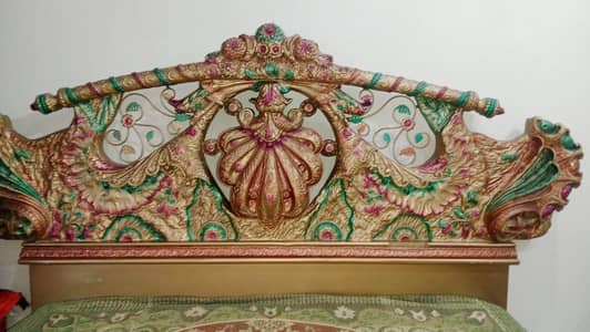 double bed set with dressing and 2 side tables